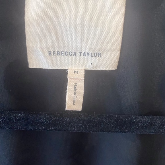 Rebecca Taylor Black Sequin Bomber Jacket - Sparkly Statement Piece ✨💙🖤 - Picture 8 of 11